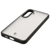 Etui Bizon Case Angelo do Galaxy S24 FE, półprzezroczyste z czarną ramką