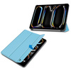 Etui Bizon Case Tab Croc do iPad Pro 11" 2025 / 2024, błęktine