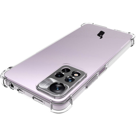 Etui + 2x szkło + szkło na aparat Bizon Case Clear Pack do Xiaomi Redmi Note 11 Pro+ 5G, przezroczyste