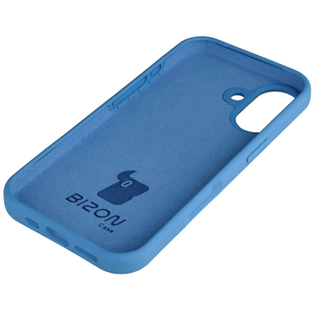 Silikonowe etui Bizon Soft Case do iPhone 17, niebieskie