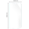 Folia hydrożelowa na ekran Bizon Glass Hydrogel Front Duo do iPhone 12 Mini, 2 sztuki