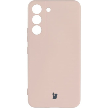 Etui Bizon Case Silicone do Galaxy S22, jasnoróżowe