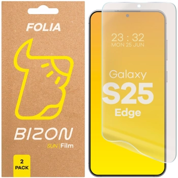 Folia matowa Bizon Glass Film Sun Duo do Galaxy S25 Edge, 2 sztuki