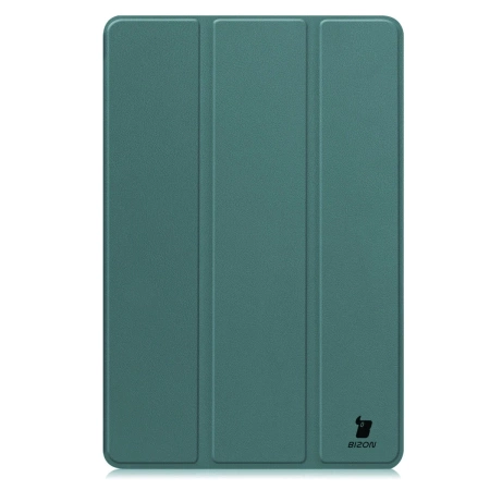 Etui z klapką Bizon Case Tab Croc do OnePlus Pad Lite / Oppo Pad SE, ciemnozielone