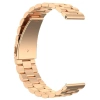 Pasek ze stali nierdzewnej do smartwatcha, Bizon Strap Watch Aura, QuickRelease 20 mm, różowozłoty