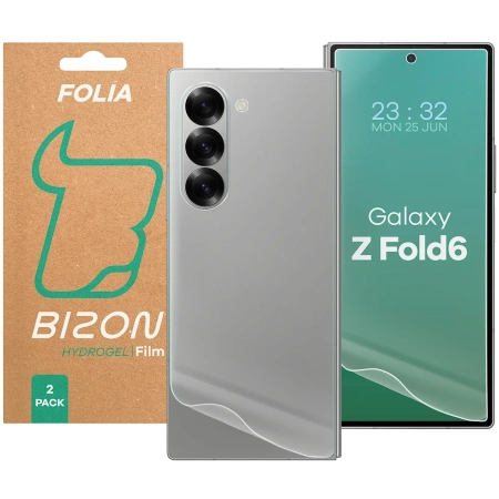 Folia hydrożelowa na tył i przód Bizon Glass Hydrogel Pack do Galaxy Z Fold6