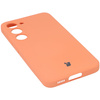 Etui Bizon Case Silicone Sq do Galaxy S23, pomarańczowe