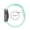Pasek Bizon Strap Watch Silicone S do Apple Watch 44/45/46/49 mm, miętowy