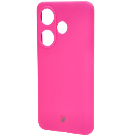 Silikonowe etui Bizon Soft Case do Xiaomi Poco F6, neonowo-różowe