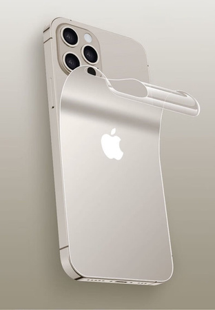 Folia hydrożelowa na tył i przód Bizon Glass Hydrogel Pack do iPhone 15  Pro