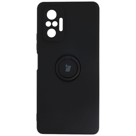 Etui Bizon Case Silicone Ring do Xiaomi Redmi Note 10 Pro, czarne