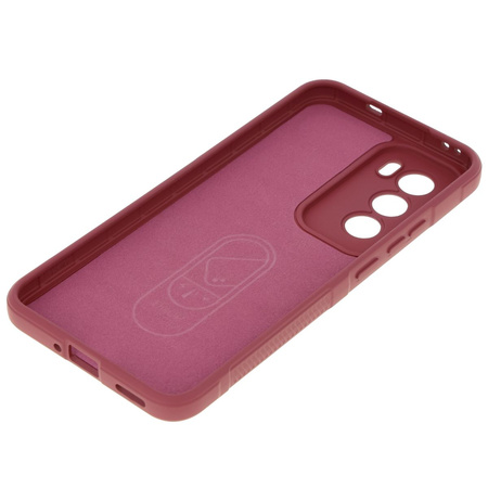 Pancerne etui Bizon Case Tur do Oppo Reno 12 Pro, burgundowe