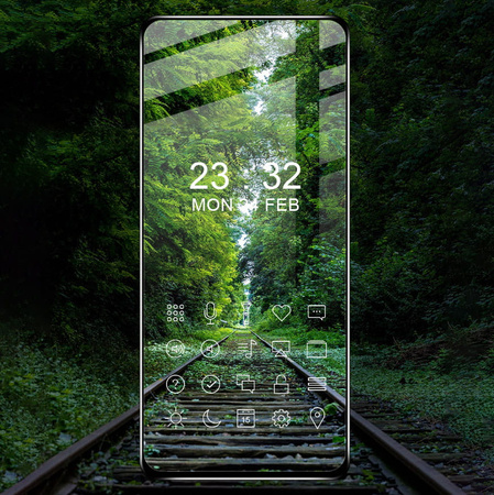 2x Szkło + szybka na aparat Bizon Edge Pack do Moto G51 5G