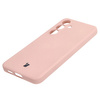 Etui Bizon Case Silicone Sq do Galaxy S24, jasnoróżowe