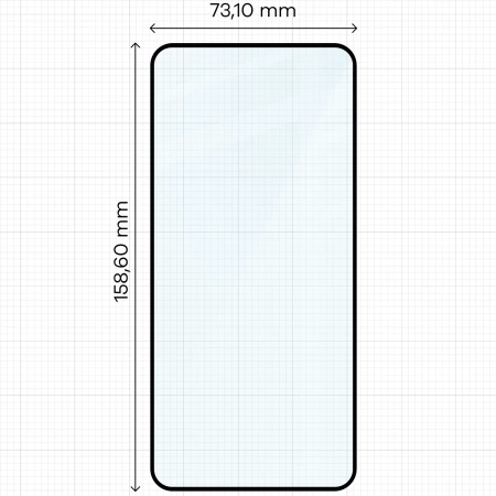 2x Szkło hartowane z ramką + szybka na aparat Bizon Edge 3D Pack do Oppo Reno13 Pro