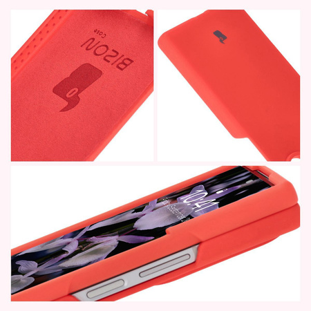 Silikonowe etui Bizon Soft Case do Galaxy Z Fold6, czerwone