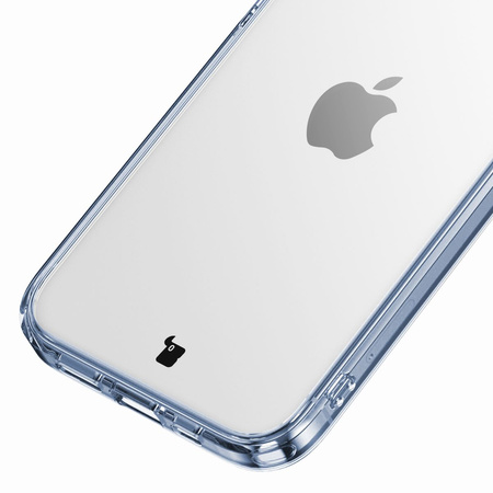 Etui Bizon Case Halo do iPhone 15 Pro, przezroczysto-niebieskie