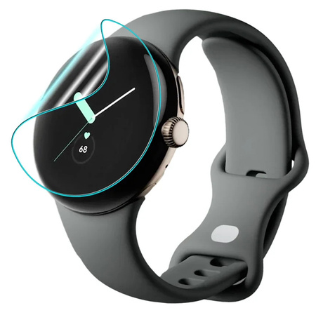 Folia hydrożelowa na ekran Bizon Glass Watch Hydrogel Duo do Google Pixel Watch 3 45 mm, 2 sztuki