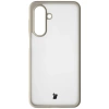 Etui Bizon Case Angelo do Galaxy A17 5G, półprzezroczyste z beżową ramką