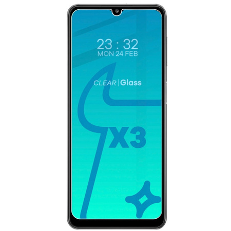 3x Szkło + szybka na aparat BIZON Clear 2 do Galaxy A32 5G