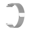 Pasek ze stali nierdzewnej do smartwatcha, Bizon Strap Watch Chain, Quick Release 20 mm, srebrny