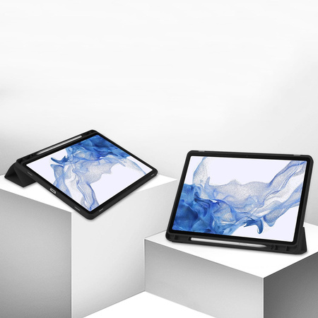 Etui Bizon Case Tab Lizard do Galaxy Tab S9, czarne
