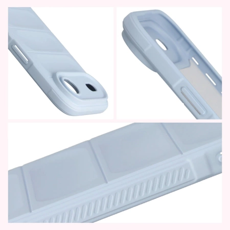 Pancerne etui Bizon Case Tur do iPhone Air, jasnoniebieskie