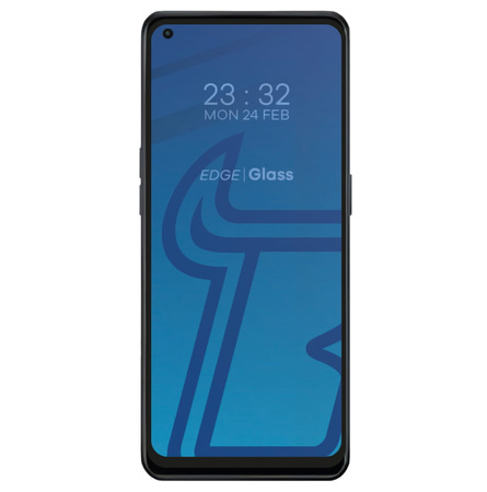 Szkło hartowane Bizon Glass Edge do Oppo Reno 7 Lite, czarne