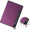 Etui Bizon Case Tab Lizard do Galaxy Tab S8 / S7, ciemnofioletowe