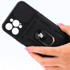 Etui Bizon Case CamShield Ring do iPhone 12 Pro Max, czarne