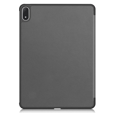 Etui z klapką Bizon Case Tab Croc do OnePlus Pad 3 / 2 Pro / OPPO Pad 4 Pro, szare