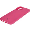 Silikonowe etui Bizon Soft Case do iPhone 16 Plus, fuksja