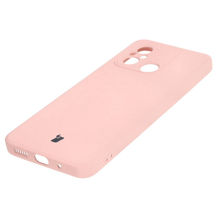 Etui Bizon Case Silicone Sq do Xiaomi Redmi 12C, jasnoróżowe