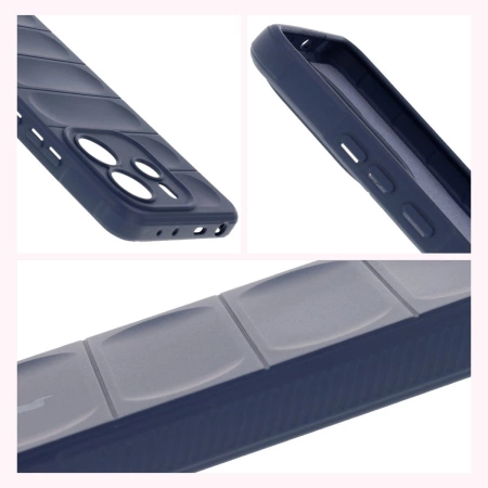 Pancerne etui Bizon Case Tur do Xiaomi Redmi Note 14 4G, granatowe