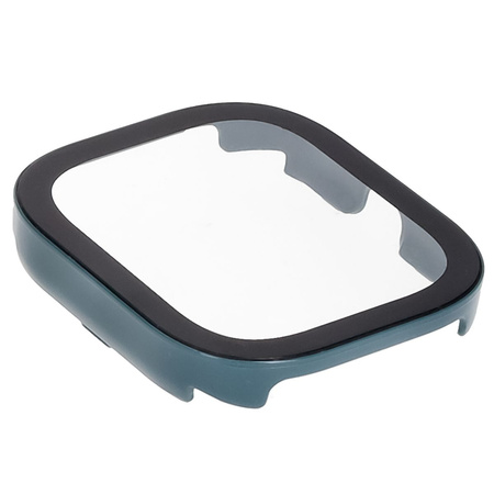 Etui ze szkłem do zegarka Bizon Case+Glass Watch do Xiaomi Redmi Watch 5, zielone