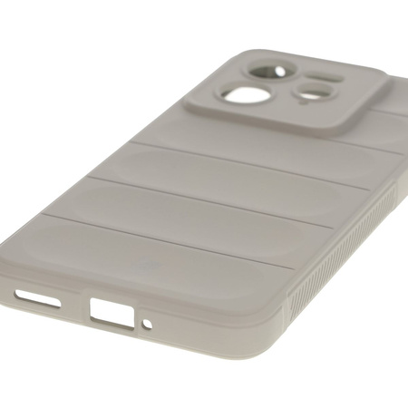 Pancerne etui Bizon Case Tur do Realme GT 7 Pro, jasnoszare