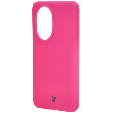 Silikonowe etui Bizon Soft Case do Honor 200, neonowo-różowe