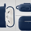 Silikonowe etui z karabińczykiem Bizon Case Headphone Silicone do AirPods Pro 2, granatowe