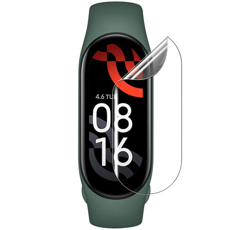 Folia hydrożelowa na ekran Bizon Glass Watch Hydrogel Duo, Xiaomi Mi Band 7, 2 sztuki