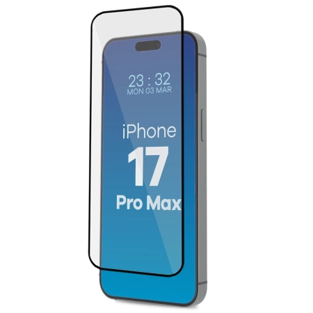 Szkło hartowane z ramką do łatwej aplikacji Bizon Glass Aplikator do iPhone 17 Pro Max, 2 sztuki