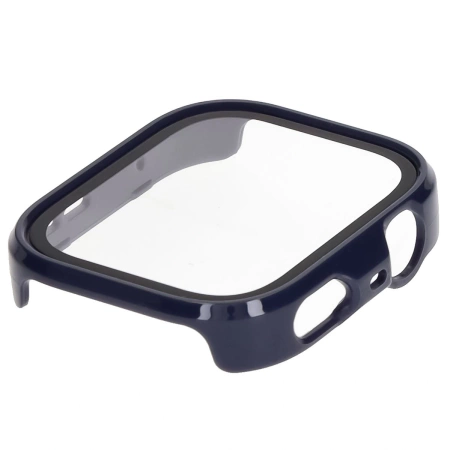 Etui ze szkłem do zegarka Bizon Case+Glass Watch do Huawei Watch Fit 4 Pro, niebieskie