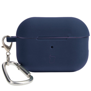 Etui Bizon Case Headphone Silicone do AirPods Pro 2, ciemnoniebieskie