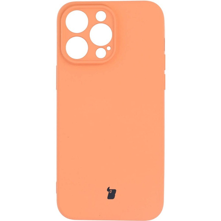 Etui Bizon Case Silicone do iPhone 14 Pro Max, pomarańczowe