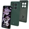 Silikonowe etui Bizon Soft Case do Xiaomi Redmi Note 14 Pro 4G, ciemnozielone