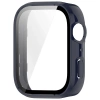 Etui ze szkłem do zegarka Bizon Case+Glass Watch do Huawei Watch Fit 4, niebieskie