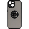 Etui Bizon Case Hybrid Ring do iPhone 14, czarne