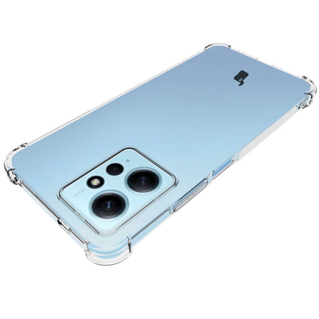 Etui + 2x szkło + obiektyw Bizon Case Clear Pack do Xiaomi Redmi Note 12 4G, przezroczyste
