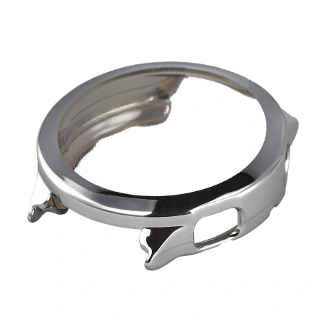 Etui z osłoną ekranu Bizon Case Watch Felipe do Garmin Venu 4 41 mm, srebrne