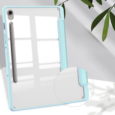 Etui Bizon Case Tab Clear Matt do Galaxy Tab S9, błękitne