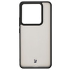 Etui Bizon Case Angelo do Xiaomi 14T Pro, półprzezroczyste z czarną ramką